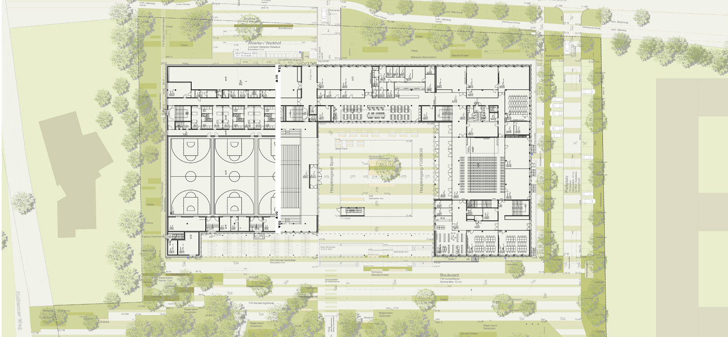 Neubau Berufliche Oberschule FOS BOS Plan1